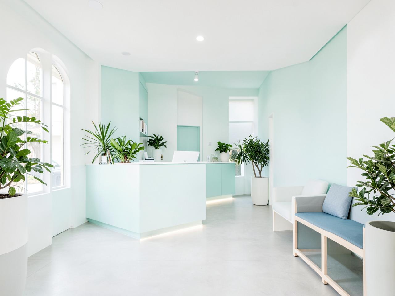 Bright and welcoming MEDIC clinic reception area